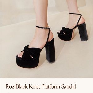 NWT Loeffler Randall Roz Platform Heels